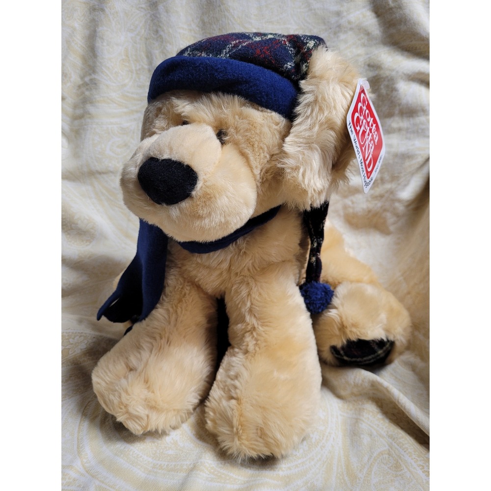 Gund Vintage '86 Bower Puppy Dog Plush Golden Retriever Stuffed Animal Plush NWT